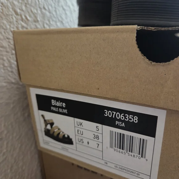 Dr. Martens Olive Green Strappy Sandals - Picture 3 of 3